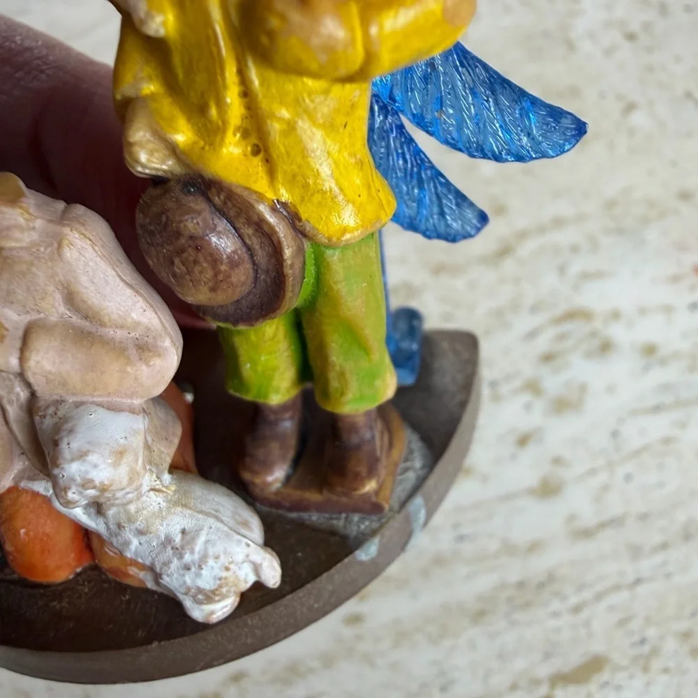 Vintage Mini “creche” (nativity) Grouping Made In Italy Christmas Ornament